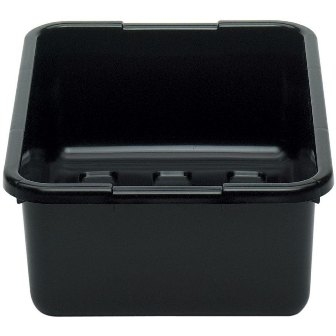 Black Polyethylene Plastic Bus Box 21157CBP110