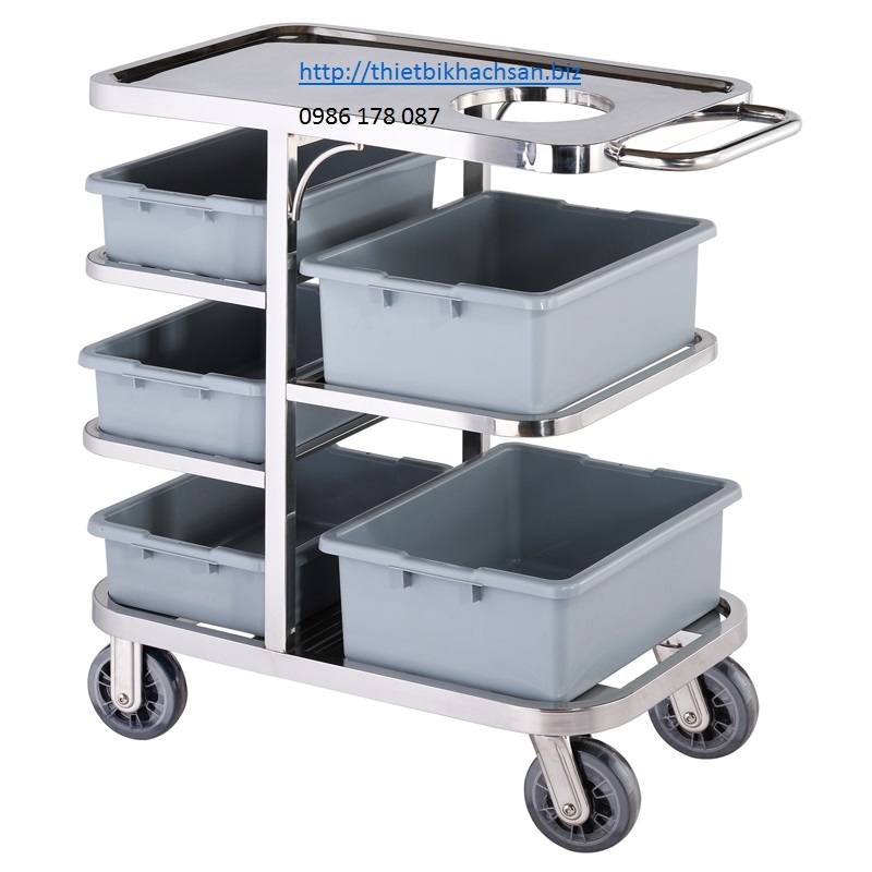 XE ĐẨY DỌN DẸP, COLLECTION  TROLLEY  C-23E