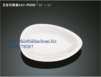 Đĩa sứ hình giọt nước KXY-P0202