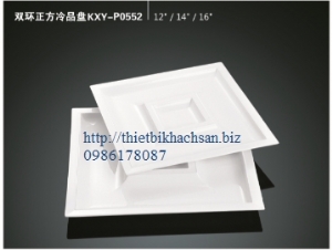 Đĩa sứ hình vuông KXY-P0552