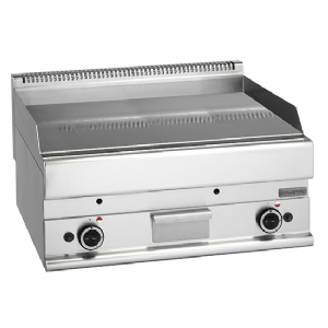 gas griddle, tabletop, smooth chromed plate 6570FTGCR