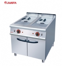 Electric 2-Tank Fryer ( 2-Basket) with Cabinet-JZH-TC-2