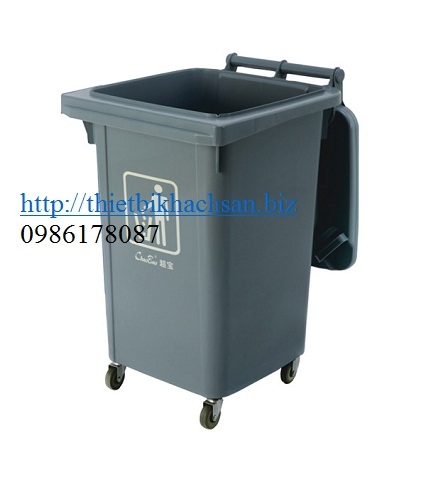 THÙNG RÁC DI ĐỘNG, 60L Four-wheel Movable Garbage Bin B-001