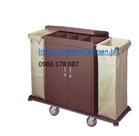 GIỎ ĐỰNG DỊCH VỤ CÓ NẮP ,Guess Room Service Cart without cover D-203