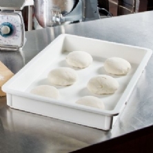 White Polypropylene Pizza Dough Proofing Box DB18263P148