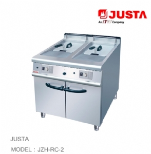 Gas 2-Tank Fryer( 2-Basket) with Cabinet JZH-RC-2