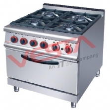 Gas Range With 4-Burner&Electric Oven JZH-TQ-4