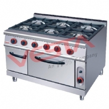 Gas Range With 6-Burner& Gas Oven US-RQ-6