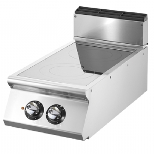 Induction plate, top version, 2 cooking zone Ø 220 mm each 3,5 kW VS7040INDT7