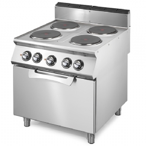 Electric range on static electric oven GN 2/1, 4 hot plates  VS7080CFE