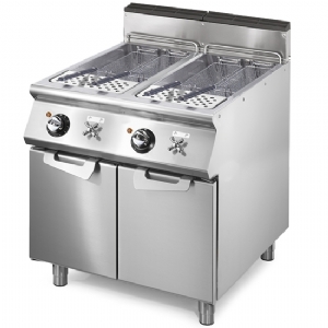 Electric pasta cooker, 2 GN 2/3 wells, capacity 2x 26 litres, fixed heating elements VS7080CPES