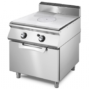 Gas solid top range on static gas oven GN 2/1  VS7080TPFG