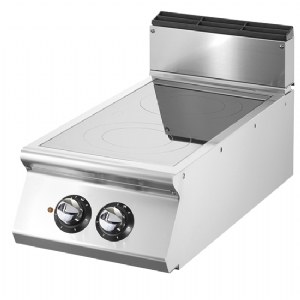 Induction plate, top version, 2 cooking zones VS9040INDT