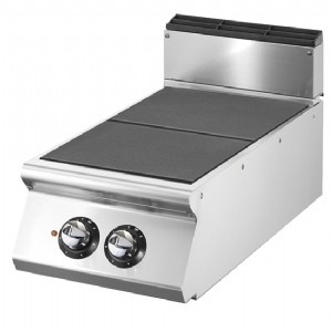 Electric cooking hop with 2 tilting plates each 4 kW VS9040PCERT
