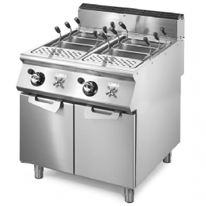 Gas pasta cooker, 2 GN 1/1 wells, capacity 2x 40 litres VS9080CPGS