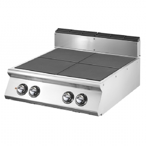 Electric cooking hop with 4 tilting plates each 4 kW VS9080PCERT
