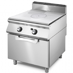 Gas solid top range on static gas oven GN 2/1 VS9080TPFG
