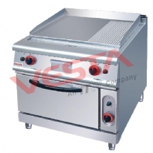 Gas Griddle (2/3 Flat&1/3 Grooved)With Gas Oven ZH-RU
