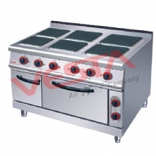 Electric 6 Hot-Plate Cooker With Oven  ZH-TT-6A